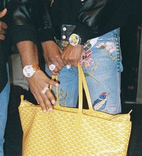 asap rocky goyard wallet|asap rocky style.